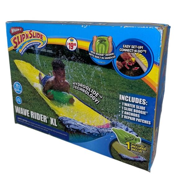 Wham-o Slip 'N Slide Wave Rider XL With 1 Slide Boogie New In Box - Picture 6 of 7